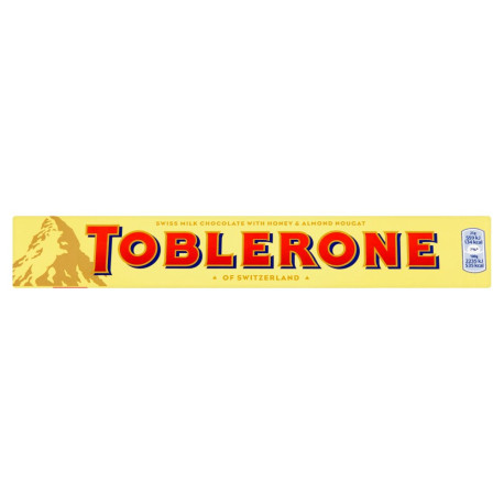 Toblerone Szwajcarska czekolada mleczna z nugatem miodowo-migdałowym 100 g