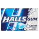 Halls Gum Ice Rush Bezcukrowa guma do żucia o smaku miętowym 18 g