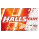 Halls Gum Ice Rush Bezcukrowa guma do żucia o smaku mandarynkowym 18 g