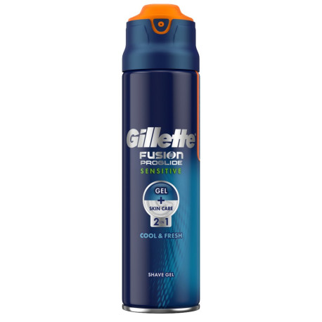 Gillette Fusion5 ProGlide Sensitive Cool & Fresh Żel do golenia 170 ml
