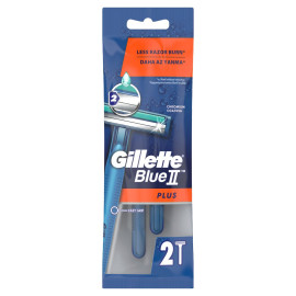 Gillette Blue II Plus Maszynki jednorazowe dla mężczyzn 2 sztuk