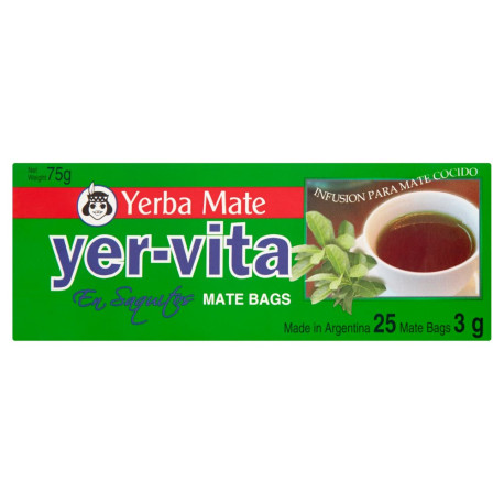 Yer-Vita Yerba Mate Ekspresowa herbata 75 g (25 torebek)