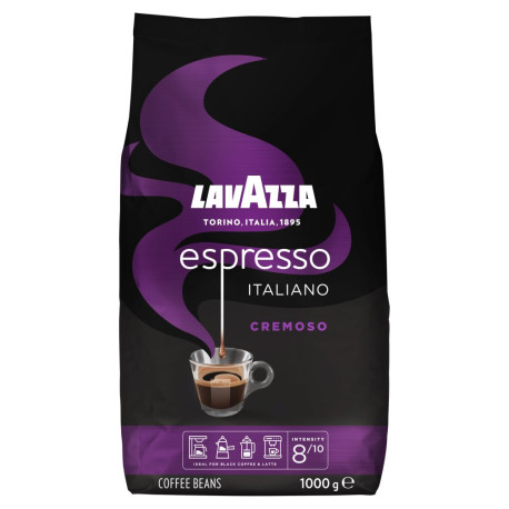 Lavazza Espresso Italiano Cremoso Kawa ziarnista palona 1000 g