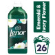 Lenor Emerald & Ivory Flower Płyn do płukania tkanin 26 prań