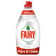 Fairy Pure & Clean Płyn do mycia naczyń bez perfum i barwników 450 ml 