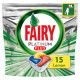 Fairy Platinum Plus Cytryna Kapsułki do zmywarki, 15 kapsułek