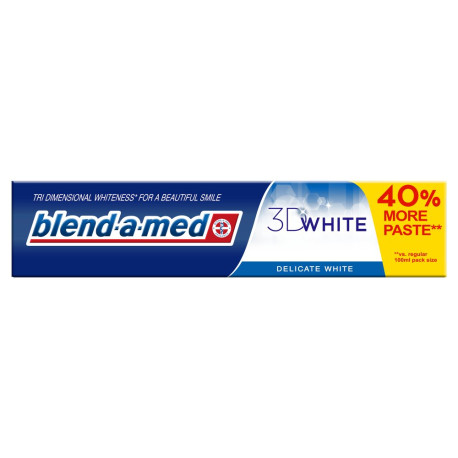 Blend-a-med 3D White Pasta do zębów 140ml, Delicate White