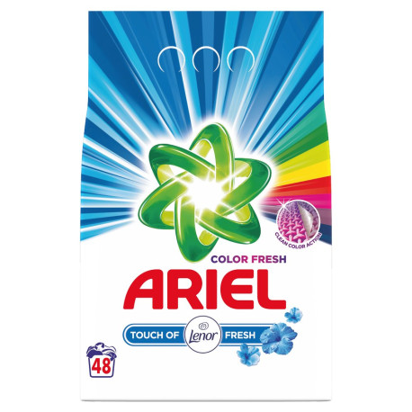 Ariel Touch of Lenor Fresh Color Proszek do prania, 3.6kg, 48 prań