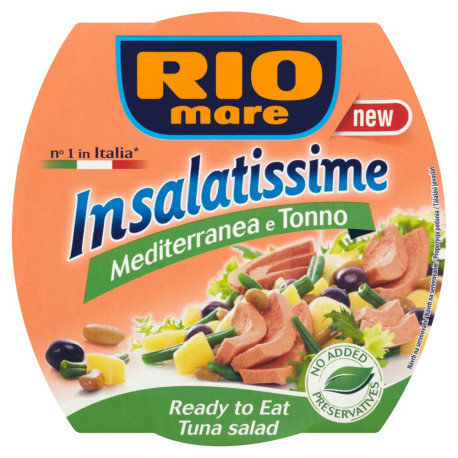 Rio Mare Insalatissime Gotowe danie z warzyw i tuńczyka 160 g