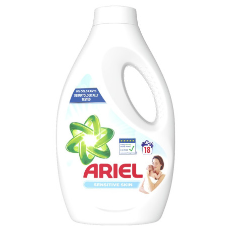 Ariel Sensitive Płyn do prania, 0.99l, 18 prań