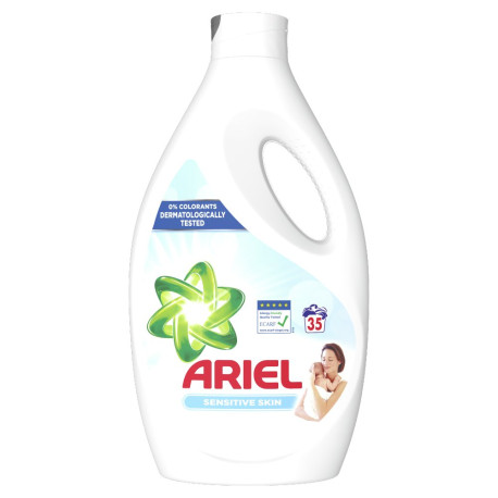 Ariel Sensitive Płyn do prania, 1.925l, 35 prań