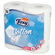 Foxy Cotton Papier toaletowy 4 rolki