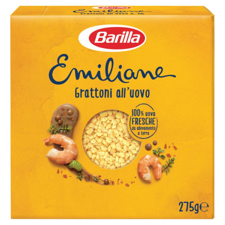 Barilla Emiliane Makaron jajeczny grattoni 275 g