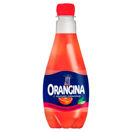 Orangina Napój gazowany smak czerwonej pomarańczy 0,5 l