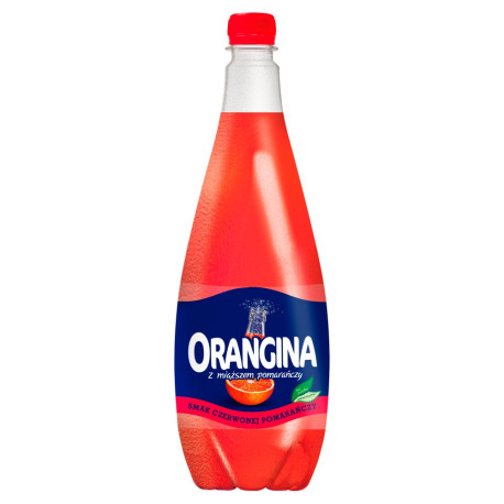 Orangina Napój gazowany smak czerwonej pomarańczy 1,4 l