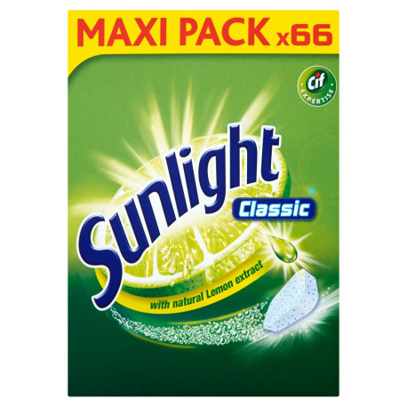 Sunlight Classic Tabletki do zmywarki 627g (66 sztuk)