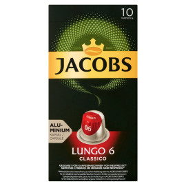 Jacobs Lungo Classico Kawa mielona w kapsułkach 52 g (10 sztuk)