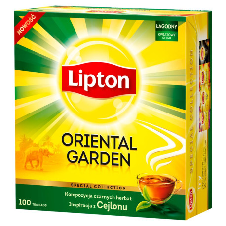 Lipton Oriental Garden Herbata czarna 180 g (100 torebek)