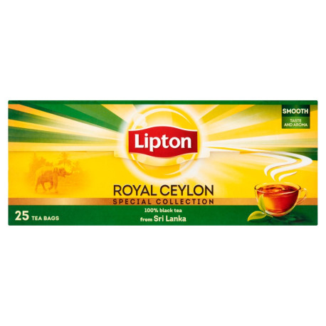 Lipton Royal Ceylon Herbata czarna 50 g (25 torebek)
