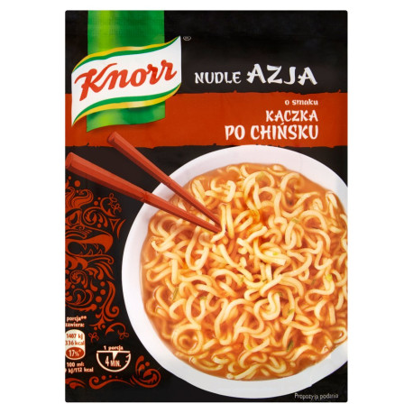 Knorr Nudle Azja Zupa-danie o smaku kaczki po chińsku 71 g