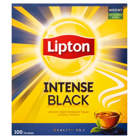 Lipton Intense Black Herbata czarna 230 g (100 torebek)