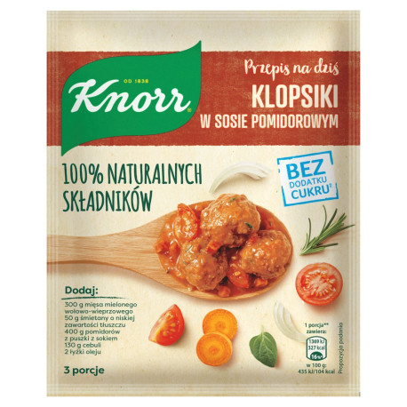 Knorr Klopsiki w sosie pomidorowym 43 g