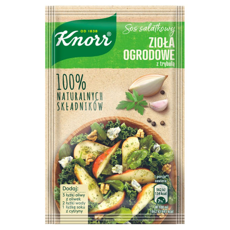 Knorr Sos sałatkowy zioła ogrodowe z trybulą 8,7 g