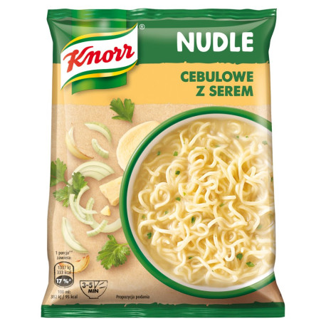 Knorr Nudle Cebulowe z serem Zupa-danie 63 g