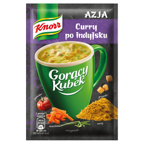 Knorr Gorący Kubek Azja Curry po indyjsku 19 g