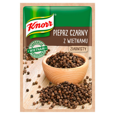 Knorr Pieprz czarny z Wietnamu ziarnisty 16 g
