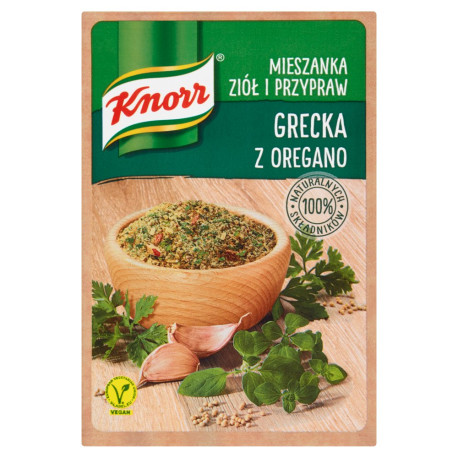 Knorr Mieszanka ziół i przypraw grecka z oregano 13,5 g