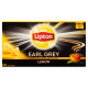 Lipton Earl Grey Lemon Herbata czarna 100 g (50 torebek)