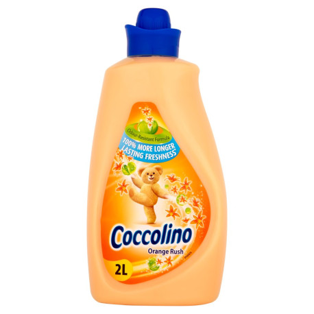 Coccolino Orange Rush Płyn do płukania tkanin koncentrat 2 l (57 prań)