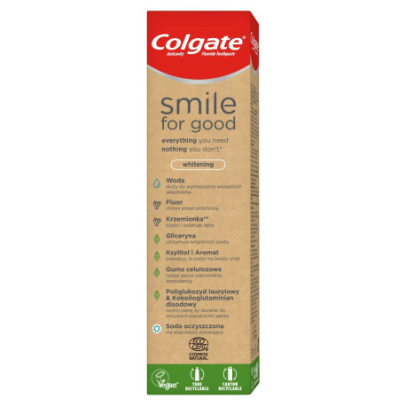 Colgate Smile for Good Whitening wegańska pasta do zębów 75 ml