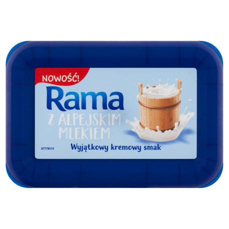 Rama Margaryna z alpejskim mlekiem 225 g