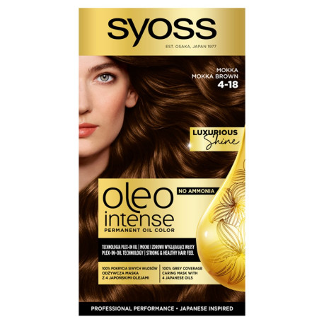 Syoss Oleo Intense Farba do włosów 4-18 mokka