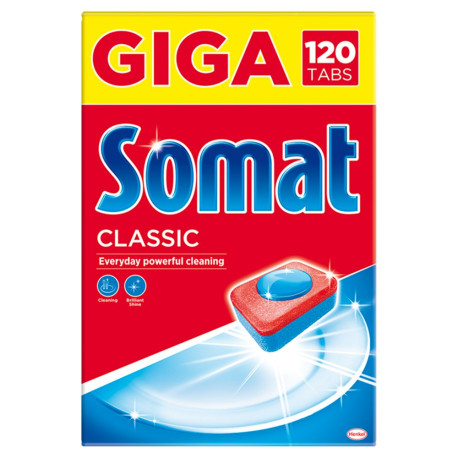 Somat Classic Tabletki do mycia naczyń w zmywarkach 2100 g (120 sztuk)