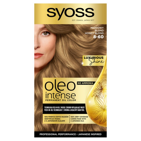 Syoss Oleo Intense Farba do włosów 8-60 miodowy blond