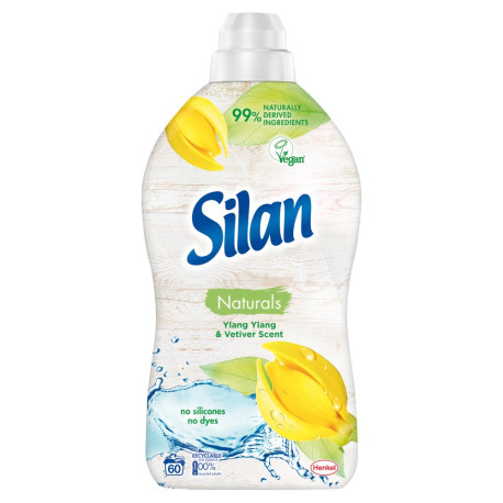 Silan Naturals Ylang Ylang & Vetiver Płyn do zmiękczania tkanin 1450 ml (58 prań)