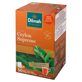 Dilmah Ceylon Supreme Czarna herbata 100 g (50 x 2 g)