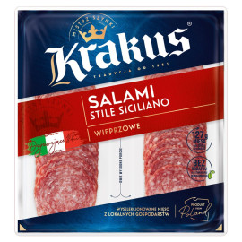 Krakus Stile Siciliano Salami 80 g (2 x 40 g)