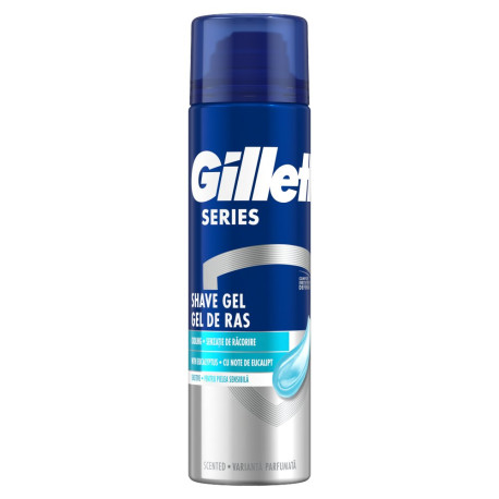 Gillette Series Chłodzący żel do golenia z eukaliptusem, 200 ml