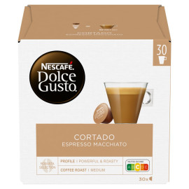 Nescafé Dolce Gusto Cortado Pełne mleko w proszku z kawą rozpuszczalną 189 g (30 x 6,3 g)