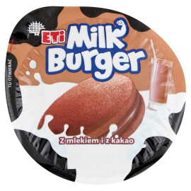 Eti Milk Burger Kakaowe ciastko z mlekiem i z kakao 35 g