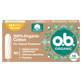 O.B. Organic Normal Tampony 16 sztuk