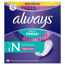 Always Daily Fresh Normal, O świeżym zapachu, 58X