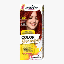 Palette Color Shampoo Szampon koloryzujący do włosów 318 (5-88) intensywna czerwień