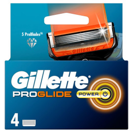 Gillette ProGlide Power Ostrza wymienne do maszynki do golenia dla mężczyzn, 4 ostrza wymienne