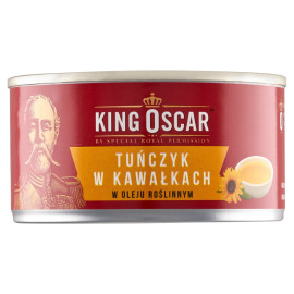 King Oscar Tuńczyk w kawałkach w oleju roślinnym 170 g