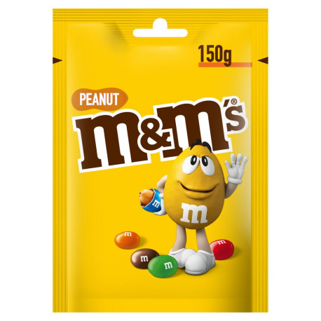 M&M\'s Peanut Orzeszki ziemne oblane czekoladą w kolorowych skorupkach 150 g